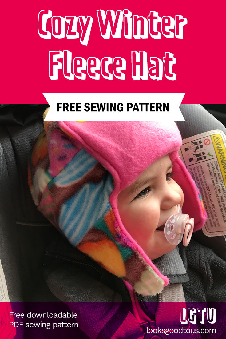 Cozy Winter Fleece Hat for Toddlers (with sewing pattern!)