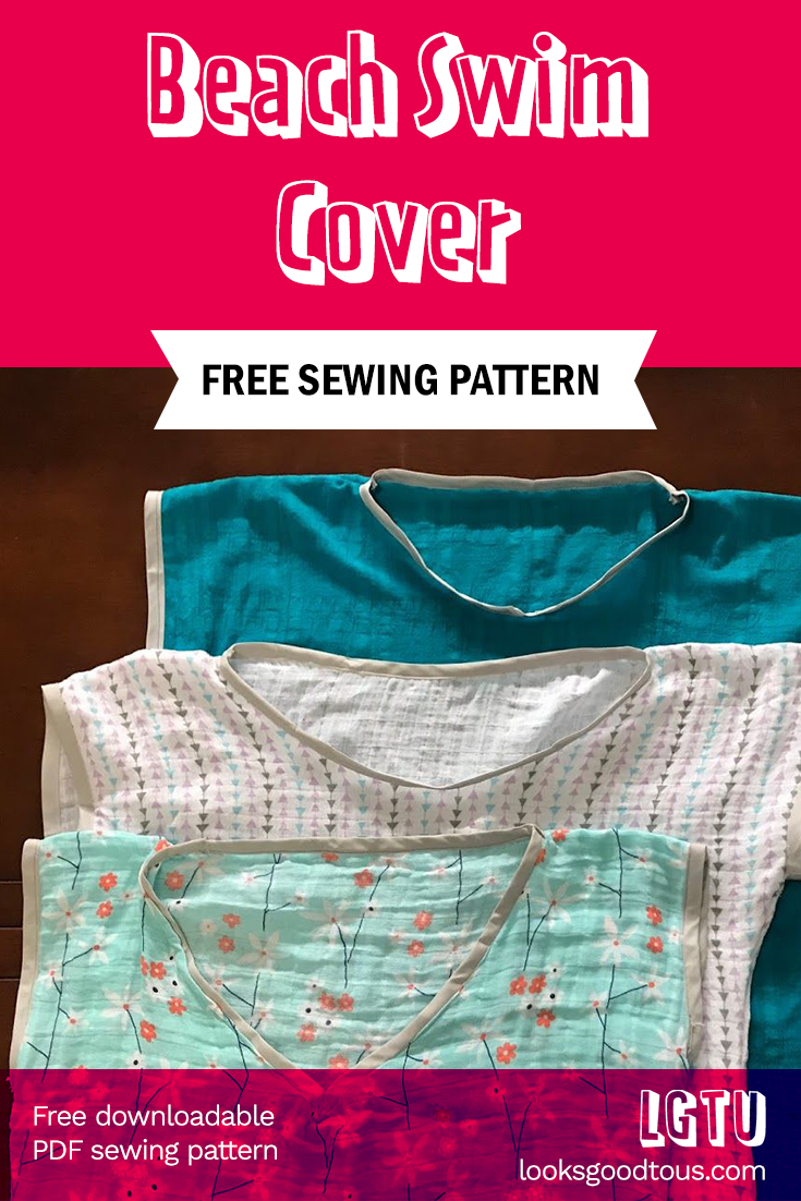 Free Download: Beach Swim Cover Sewing Pattern PDF