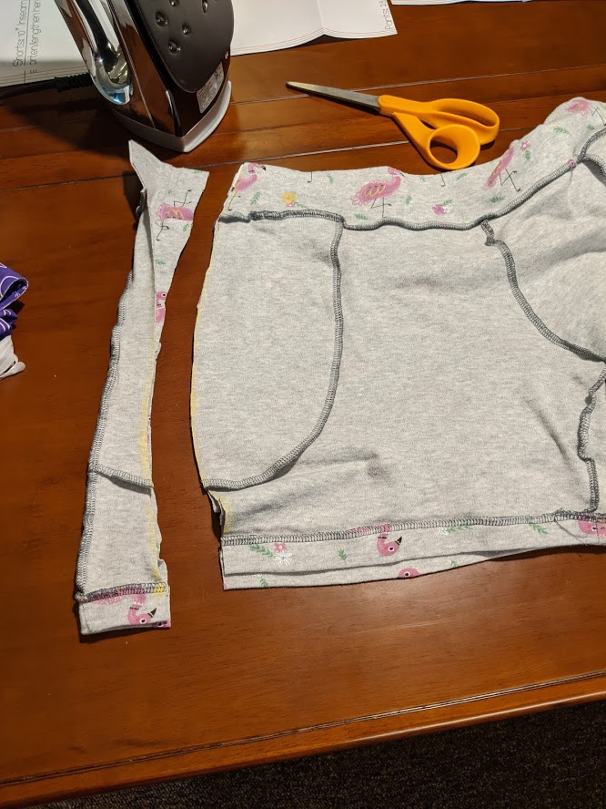 Re-Sizing a Project: Flamingo Jogger Shorts