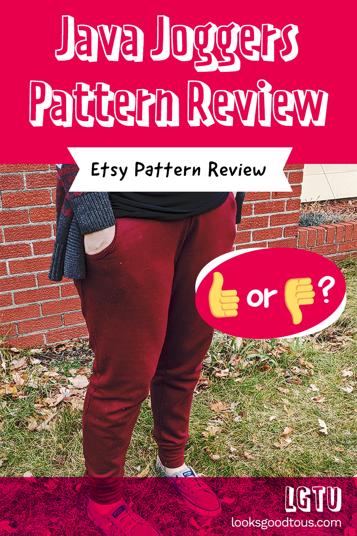 Etsy Pattern Review Java Joggers for Women by Peekaboo Patterns