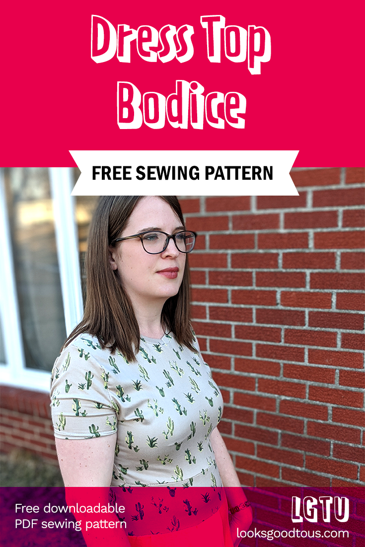 Free Dress Bodice Sewing Pattern and Tutorial