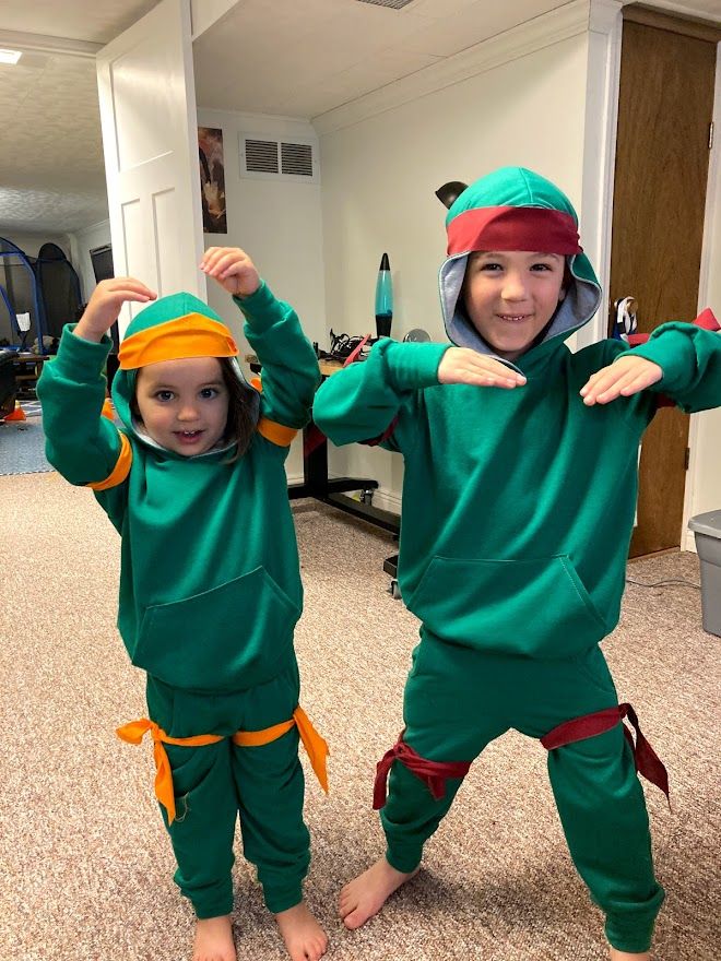 Ninja Turtle Set Costume, Turtle Dressing up Outfit, Teenage Mutan Ninja  Turtle Figure Costume, Turtle Shell Halloween Costume 